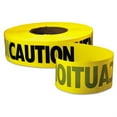 thumbnail image 4 of Empire Caution Barricade Tape, "Caution" Text, 3" x 1000ft, Yellow/Black -EML771001, 4 of 5