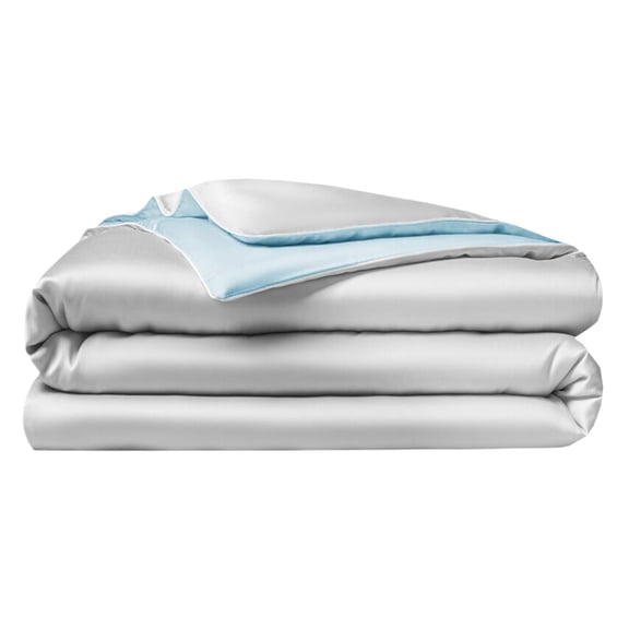 Comforter Queen Size Blanket Rectangular Polyester For Hot Sleepers Night Blue Summer Comforter For Queen Size Bed Breathable Soft Lightweight Smooth Home