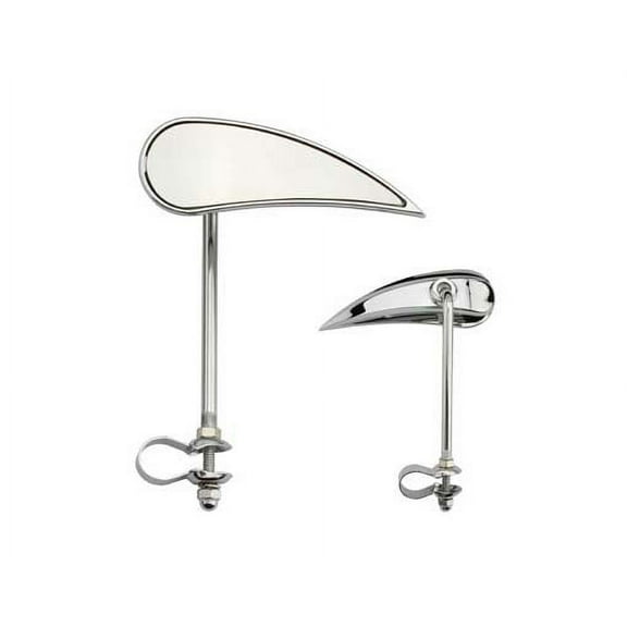 Blade Mirror Right Chrome. Bike mirror, bicycle mirror for lowrider , beach cruiser, chopper, limo, stretch bike, bmx