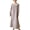 Gray, variant on QIUYI Women's Nightdress Vintage Long Sleeve Nightgown Sleepwear Victorian Style Pyjama Night Dress