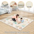 thumbnail image 6 of Pkinoicy Baby Playpen with Mat ，59 x59 In Playpen for Babies and Toddlers, Indoor & Outdoor Activity Center, Safety Baby Fence, 6 of 8