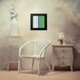 thumbnail image 4 of Grayscale 12x12 Black Modern Framed Museum Art Print Titled - Pinstripes XVII, 4 of 5