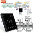 thumbnail image 2 of Smart Thermostat Wifi For Central Air Conditioner 2&amp;4 Pipe Heating And Cooling Temperature 3 Speed Fan Wireless Controller ,Easily DIY, 2 of 6