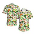thumbnail image 3 of Goofa Vegetables2 Pattern Women's Slim-Fit Short-Sleeve V-Neck T-Shirt,Classic-Fit Short-Sleeve V-Neck T-Shirt-X-Large, 3 of 5