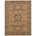 thumbnail image 1 of Unique Loom Tapis de Sol Austin 9' x 12' Rectangulaire Bleu Marine/tan, 1 of 1