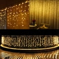 thumbnail image 2 of Zhangyh Solar Icicle Lights,Waterproof 32.8FT 300LED LED Icicle Christmas Lights 60 Drops with 8 Modes Remote Timer Curtain Hanging String Lights, 2 of 9