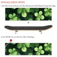 thumbnail image 2 of Saint Patrick's Day High-Quality Skateboard Grip Tape Stickers (Pack of Two) | Emery Surface, PVC Back | 8.8x32.6in/22.4x83 cm Dimensions, 2 of 5