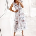 thumbnail image 2 of Pompotops Femmes Pyjamas Solide Licol Combinaison Pantalon Large Casual, 2 of 9
