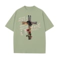 thumbnail image 4 of Yopmin Christian Tshirts Men Crew Neck Summer Short Sleeve Christian Religious Cotton Tee Shirt for Vacation Travel, 4 of 6