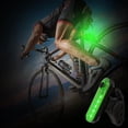 thumbnail image 4 of YSTIANN Syzplnwy 2Pcs USB Rechargeable Waterproof LED Bicycle Light Set with Front Headlight and Rear Taillight, Includes 2 Cables(Red, Green) WJ94-3883, 4 of 8