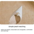 thumbnail image 6 of 2pcs Women High Heel Bride Wedding Pearl Decoration Clips Big Pearl Charm Buckle Shoe Decorations 18MM, 6 of 7