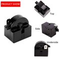 thumbnail image 3 of Relé PTC QP2-4.7 de 1 pin para refrigerador y kit de protección contra sobrecarga para refrigerador 6750C-0005P, como se muestra, 3 of 5