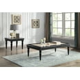 thumbnail image 3 of ACME Tayden End Table w/Marble Top, Natural Marble Top & Black Finish, 3 of 5