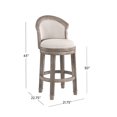 thumbnail image 4 of Hillsdale Monae 43" Wood Modern Bar Stool, Distressed Gray, 4 of 11