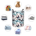 thumbnail image 5 of KLL Butterfly Waterproof Foldable Laundry Hamper Bucket with Handles for Storage Bin,Kids Room,Home Organizer (Medium ), 5 of 7