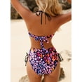 thumbnail image 2 of Cupshe Women's One Piece Swimsuit Mesh Cutout Ruched Drawstring Monokini Swimwear, 2 of 7