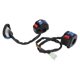 thumbnail image 1 of Pair of 7/8in Handlebar Control Switch for High/Low Beam Turn Signal Horn Fog Lamp Replacement for Honda, 1 of 5