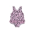 thumbnail image 2 of ITFABS Summer Baby Girl Nylon Printed U-shaped Neck Cross Strap Ruffle Swimwear, 2 of 6
