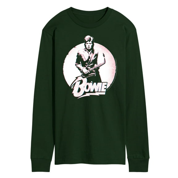 David Bowie - Bowie Distressed Circle - Men's Long Sleeve T-Shirt