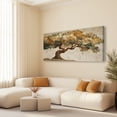 thumbnail image 4 of Canvas Wall Art for Living Room - Large Yellow Tree of Life Canvas Prints, Modern Abstract Nature Painting for Kitchen Bedroom Office Wall Decor, 4 of 7