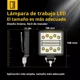 thumbnail image 2 of Par Faros Auxiliares Auto Moto Antiniebla Auxiliar 102w34led, 2 of 7
