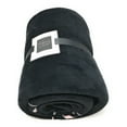 thumbnail image 1 of Victoria's Secret Soft Script Logo Sherpa Blanket Black Pink, 1 of 2