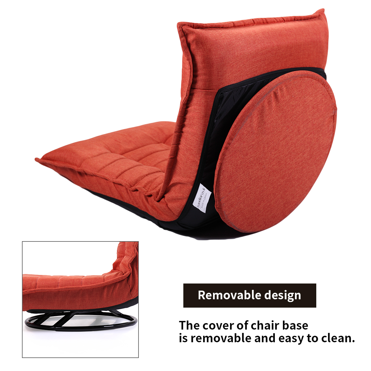 Veryke Lounge Chair, Red - image 5 of 6