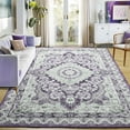 thumbnail image 3 of Junovo 5'x7'Rugs for Living Room Boho Rug Floor Carpet,Purple, 3 of 7