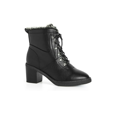 

Cloudwalkers Women s Wide Fit Sarah Faux Leather Ankle Boots