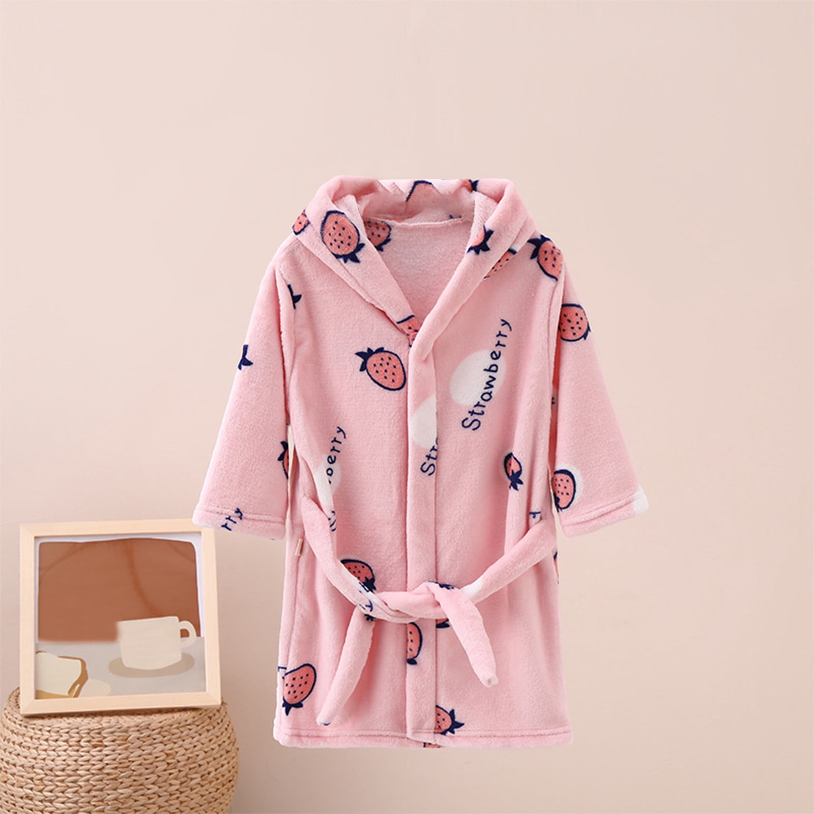 HOMELEVEL Poncho De Bain - Peignoir De Bain Manches Courtes En Coton Et Polyester Pour Enfants Et Ados - Pour Sports Aquatiques Après Douche Plage