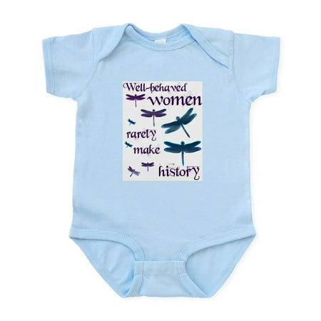 

CafePress - Well Behaved Women Rarely Make History Infant Body - Baby Light Bodysuit Size Newborn - 24 Months