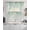 Green Grey, variant on Pink Eucalyptus Leaves Swag Valances for Windows, Small Curtains Drapes, Spring Botanical Leaf Branches Kitchen Window Curtains Over Sink Window Treatment Valance for Bedroom/Bathroom 56"x36"
