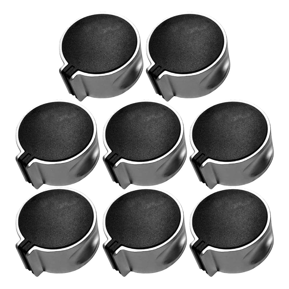 4 Pcs Black Kitchen Gas Stove Cooker Oven Control Rotary Switch Knobs Plastic 