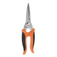 thumbnail image 1 of Tijeras Multifuncionales Electricista 8 pulgadas Cuchillas Acero Inoxidable con Mango Naranja Negro para Corte Delgado Metal Cobre Hojas, 1 of 6
