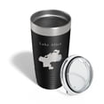 thumbnail image 4 of Lake Alice Map Tumbler Travel Mug Insulated Laser Engraved Coffee Cup Florida 20 oz Black, 4 of 5