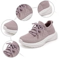 thumbnail image 7 of enyan Little Boys Girls Soft Strap Mesh Jogger Athletic Sneakers (Little Kid/Big Kid) Purple,4, 7 of 7