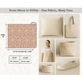 thumbnail image 7 of Soimoi Cotton Canvas Fabric by 3 Yard | Printed Leaves Design in Brown | 56 Inch Wide | Medium Weight, Durable Material for Upholstery, Bags, Curtains & Crafts, 7 of 7