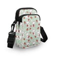 thumbnail image 3 of HELLHERO Rabbit and Strawberry Pattern Shoulder Bag, Polyester Adjustable Shoulder Strap for Unisex, 3 of 7