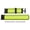 Black Green, variant on YAHHU Silicone Watch Strap Sports Metal Buckle Quick Release Band for Spartan Hr Baro (0.94 inches / 24 mm) Black Dark Grey