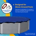 thumbnail image 7 of Blue Wave UV Resistant Pool Covers, Blue, 27 lb, 7 of 7