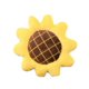 thumbnail image 4 of Juego de cama individual con diseño de girasol en color marfil, edredón, juego de sábanas y funda de almohada, peluche para niños y adolescentes., 4 of 6