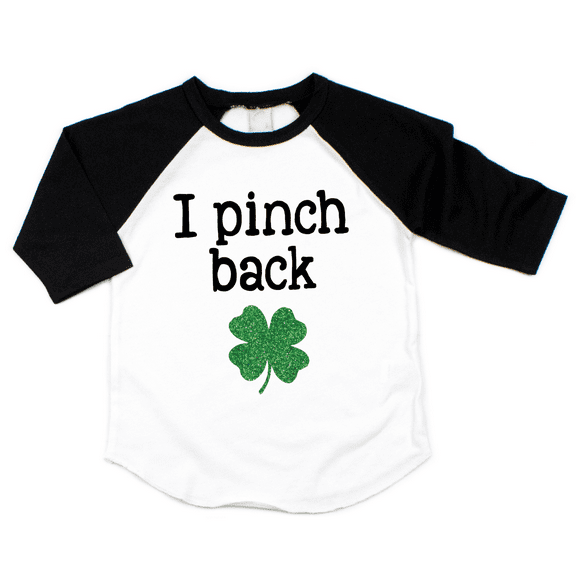 St. Patrick's Day Outfits for Girls and Boys, I Pinch Back, Kids and Toddler Shirt