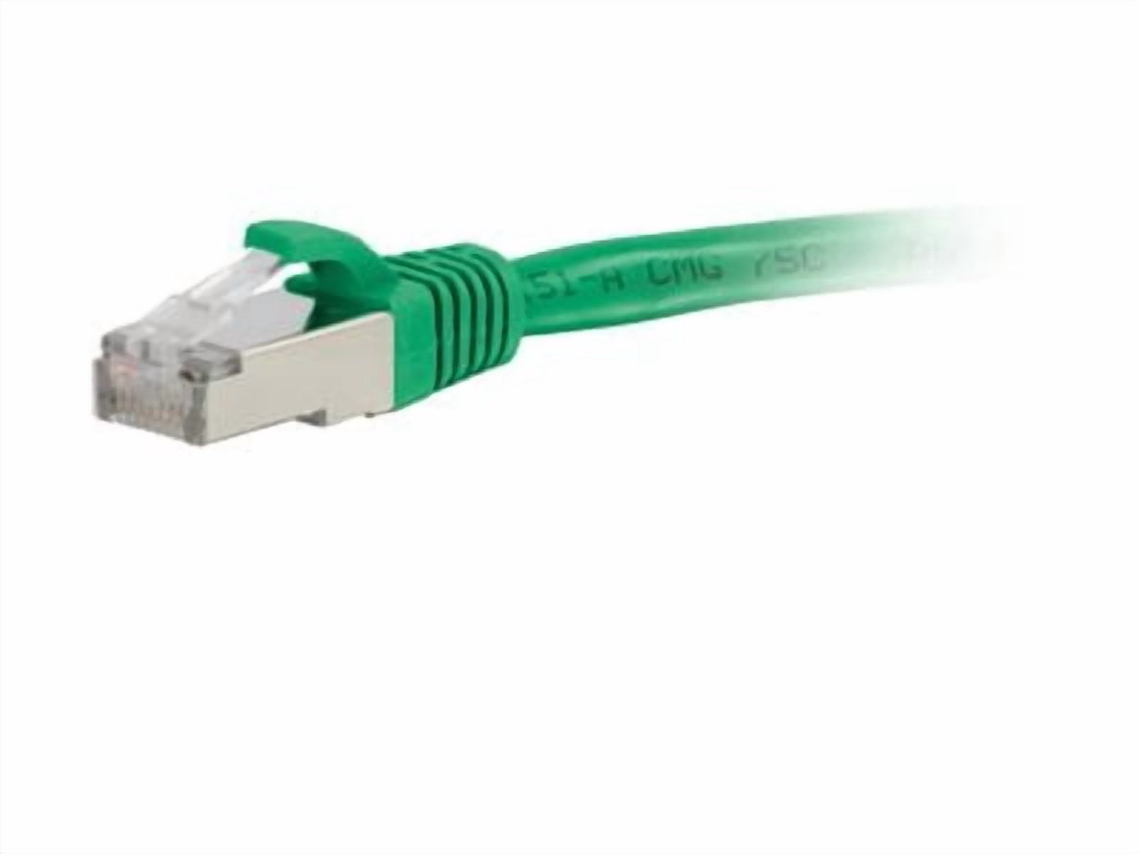 C2G 7ft (2.1m) Cat6a Snagless Shielded (STP) Ethernet Network Patch Cable, Green, RJ45, M/M