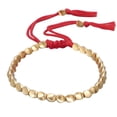 thumbnail image 2 of Fiudx Pulsera de Cuentas de Cobre Tibetano, Brazalete Unisex de Hilo Encerado, Elegante Accesorio de Aleación, Decoración Llamativa, Ideal para Uso Diario, Aniversarios y Fiestas. Regalo Perfecto par, 2 of 2
