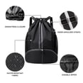 thumbnail image 4 of Mochila deportiva con cordón y bolsillos laterales de malla para gimnasio, 4 of 8