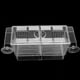 thumbnail image 1 of Caja de aislamiento de cría de tanque de peces de acrílico transparente soporte de incubadora de incubadora de acuario, 1 of 2