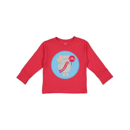 

Inktastic Peanut Allergy elephant Gift Toddler Boy or Toddler Girl Long Sleeve T-Shirt