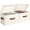 Ivory White, variant on StorageWorks Fabric Storage Bins with Lid, Stackable Closet Organizer Basket with Handles, Large, 2-Pack, Ivory White