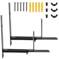 thumbnail image 3 of Adjustable Planter Box Bracket Window Box Bracket Carbon Steel Flower Box Holder Sturdy Railing Flower Pot Bracket for 6-12cm Deep Planter Box, 3 of 10
