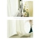 thumbnail image 4 of Cortinas de visillo semitransparente de color beige con ojal, de 98 pulgadas de largo, 4 of 8